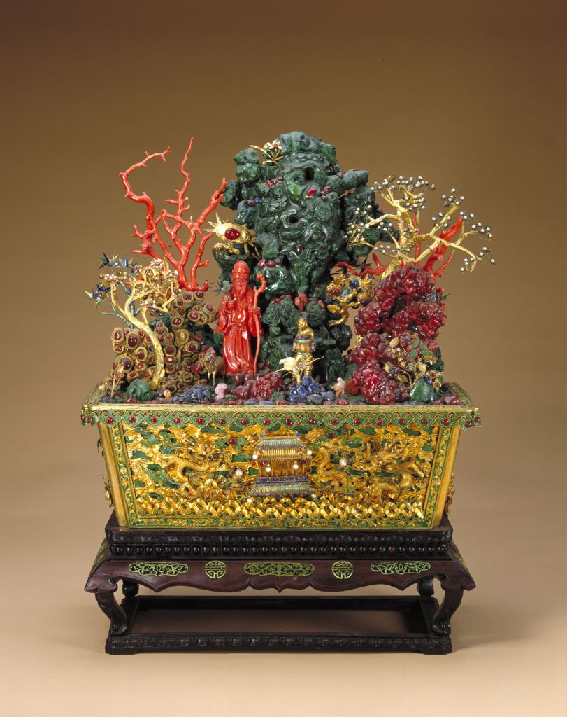 图片[1]-Bonsai inlaid with jewels-China Archive